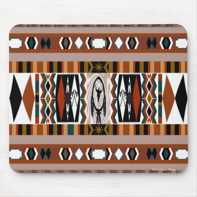 Native American Dreamcatcher Mousepad Musmatta (Framsidan)