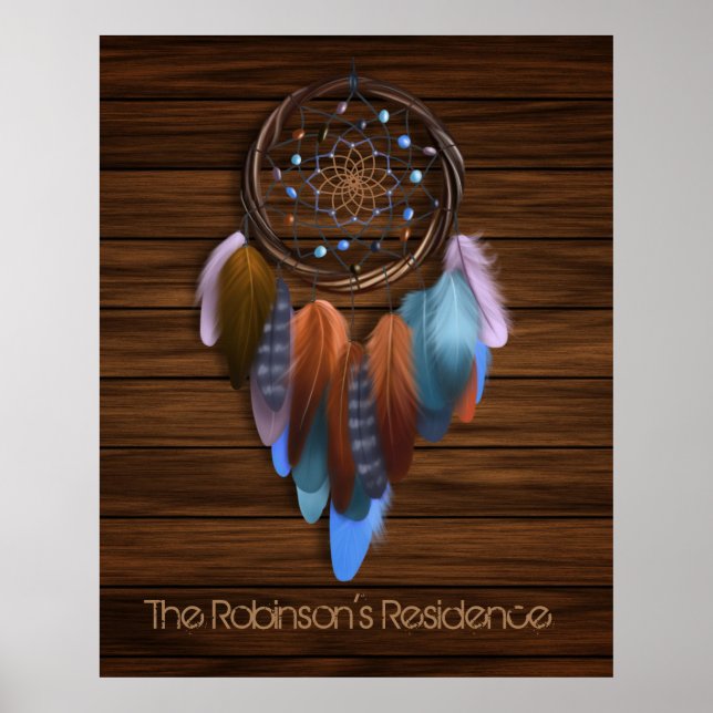 Native American Dreamcatcher Poster (Framsidan)