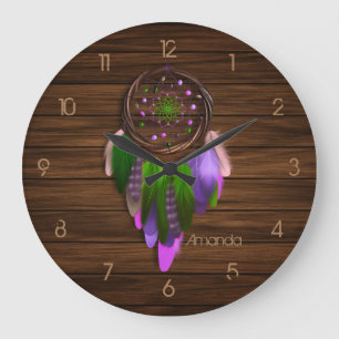 Native American Dreamcatcher Stor Klocka