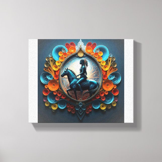 Native American Dreamscape Canvastryck (Framsida)