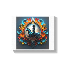 "Native American Dreamscape"Stretched Kanvastryck