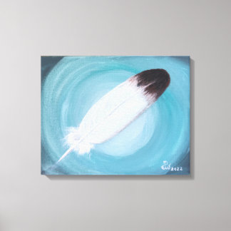Native American Eagle Feather Turcos Canvas Pr