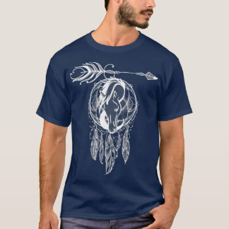 Native American Filigree Horse Dreamcatcher 2 T Shirt