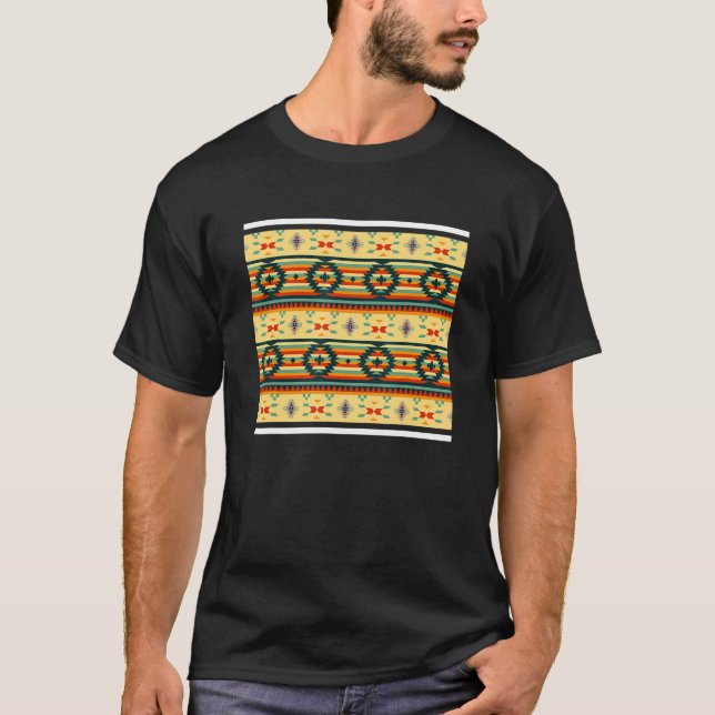 Native American Flagge Fahne T Shirt (Framsida)