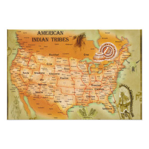 Native American Fototryck