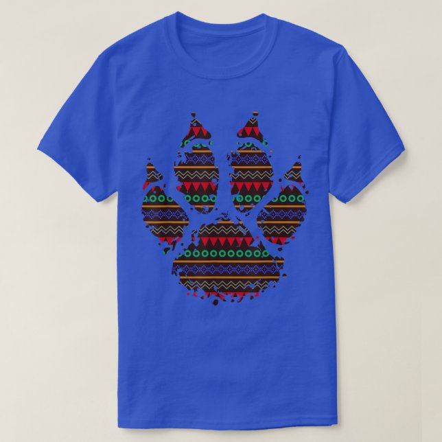 Native American Ghost Bear Tass Tribal Art Unge Tr T Shirt (Design framsida)