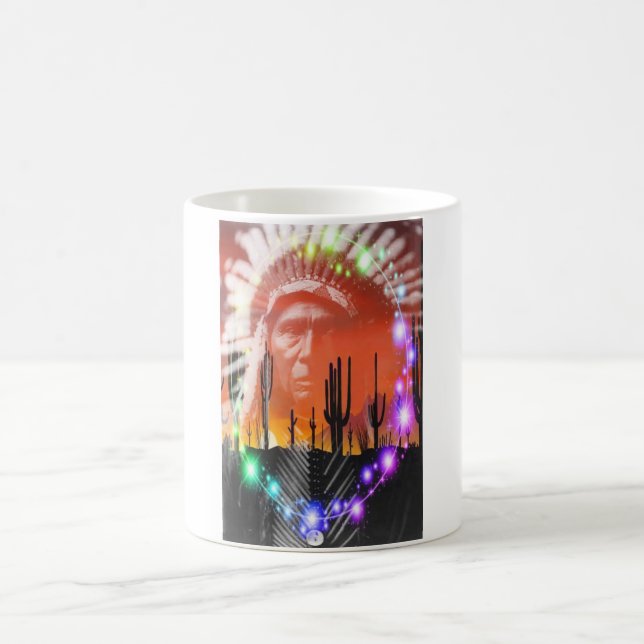 Native American Ghost Dance Kaffemugg (Center)