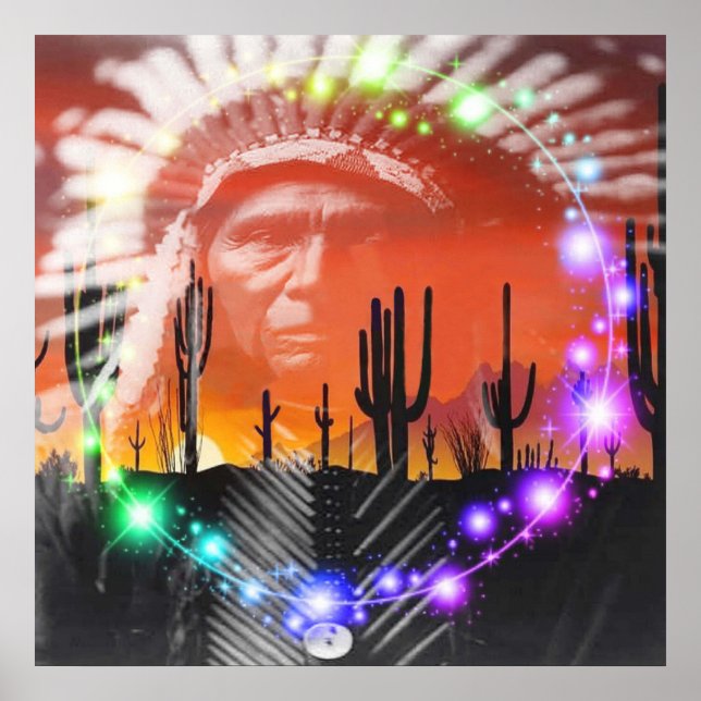 Native American Ghost Dance Poster (Framsidan)