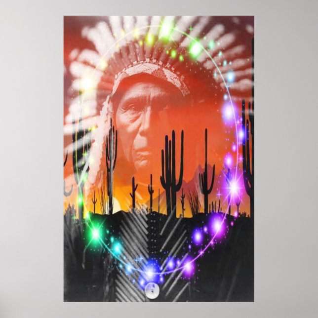 Native American Ghost Dance Poster (Framsidan)