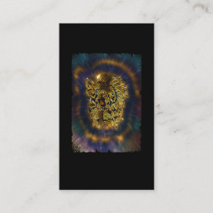 Native American Girl Galaxy Howling Varg Visitkort