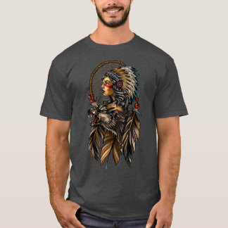 Native American Girl T Shirt