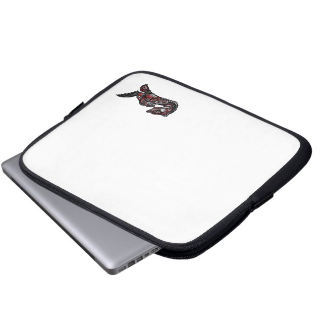 Native American Haida Otter Art Laptop sleeve (Framre botten)