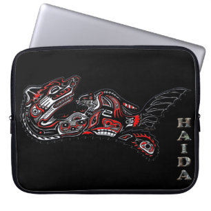 Native American Haida Otter Art Laptop sleeve