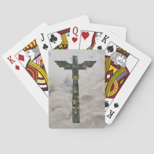 Native American Haida Totem Pole Card Deck Casinokort