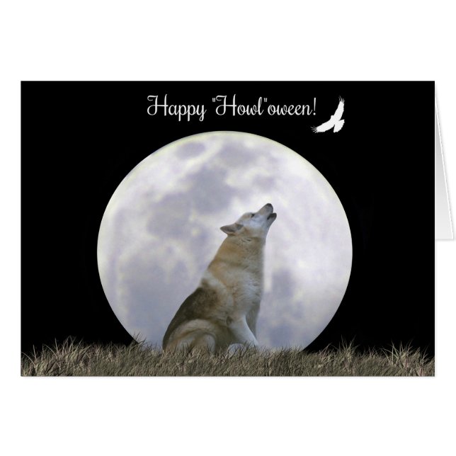 Native American Happy halloween Card Hälsningskort (Framsidan Horizontal)