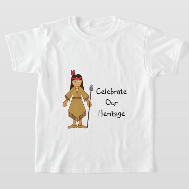 Native American Heritage Day T Shirt (Laydown)