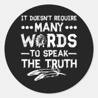 Native American Heritage Month Runt Klistermärke