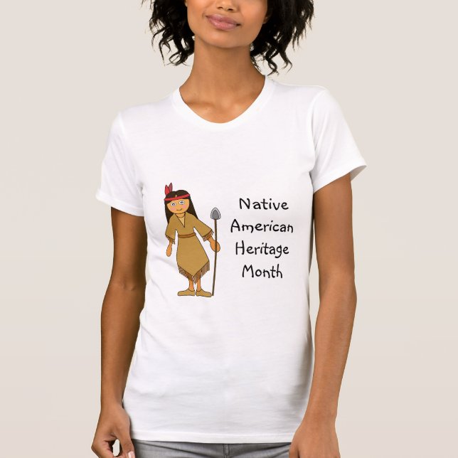 Native American Heritage Month Tee Shirt (Framsida)
