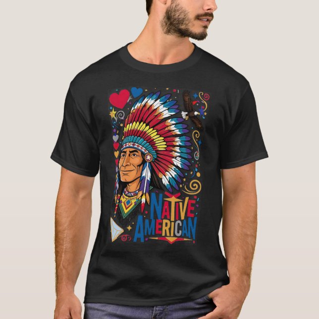 Native American Heritage T Shirt (Framsida)