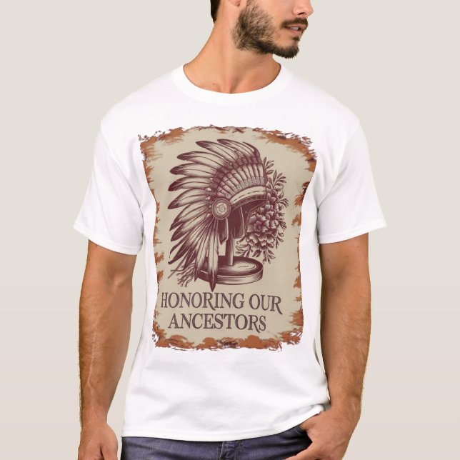 Native American Heritage T Shirt (Framsida)
