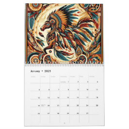 Native American Horse Kalender