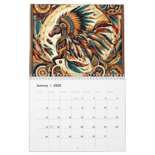Native American Horse Kalender