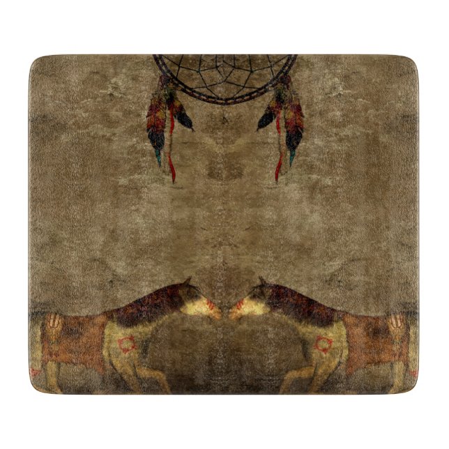 Native American Horses & Dream Catcher (Framsidan)