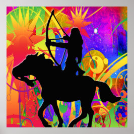 Native American Hunter Poster