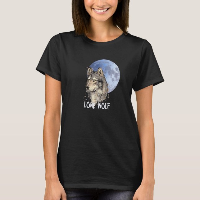 Native American Indigenous Tribe Wolf Wildlife Ill T Shirt (Framsida)