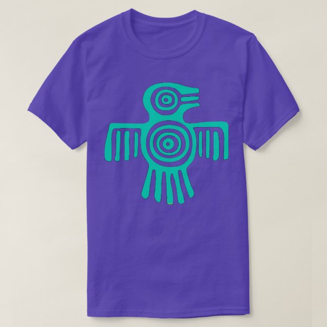 Native American Inspired Thunderbird Turcos  T Shirt (Design framsida)