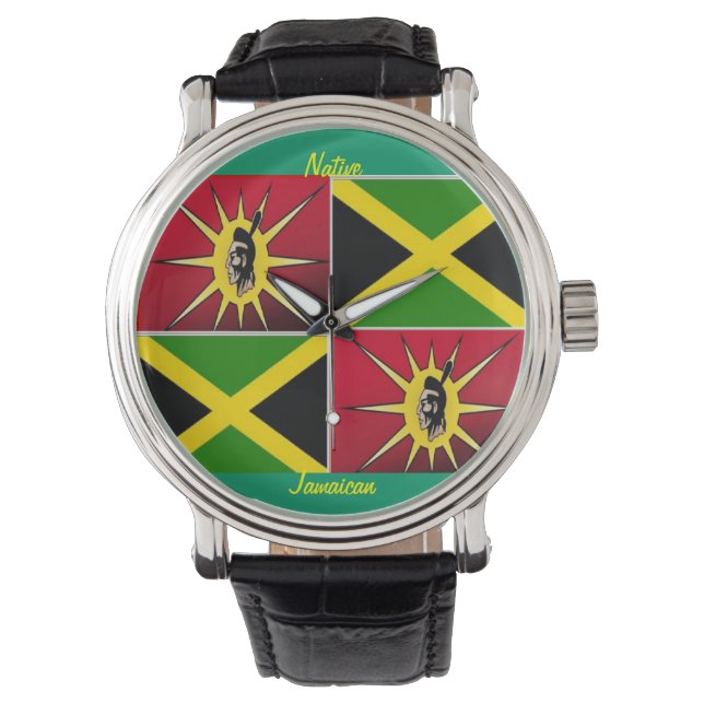 native american-jamaican armbandsur (Framsida)
