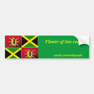 Native american-Jamaican Bildekal