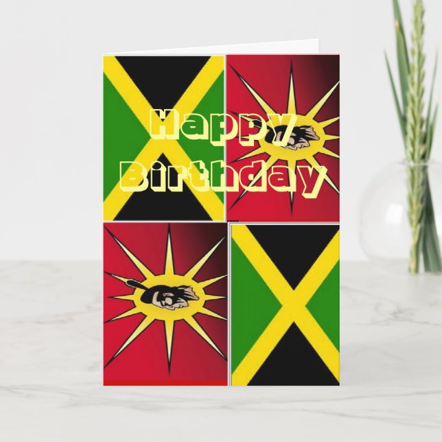 Native american-Jamaican Kort (Framsida)