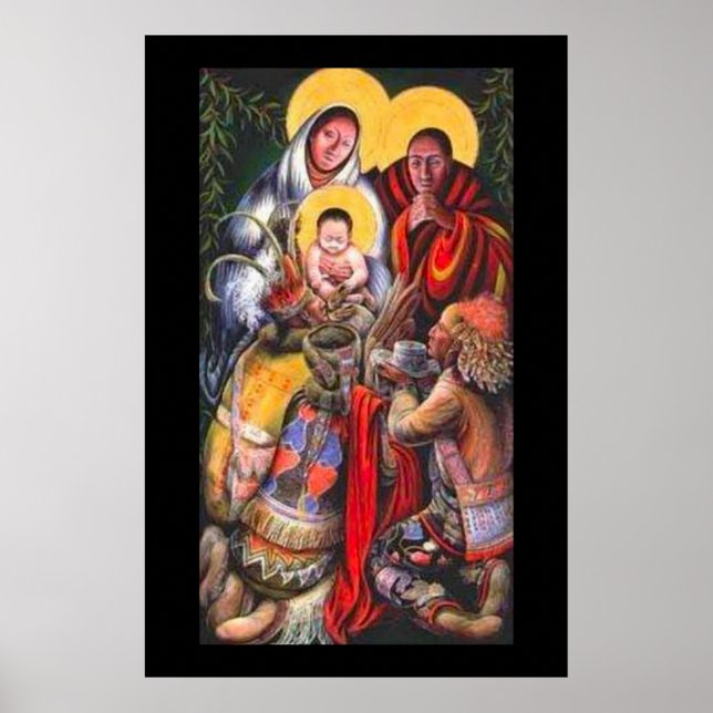 Native American Jesus & Saints Poster (Framsidan)