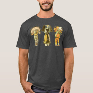 Native American KACHINA DOLLS abstrakt grunge T Shirt