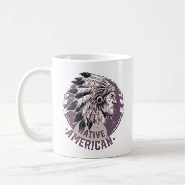 Native American Kaffemugg (Vänster)