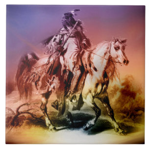 Native American Kakelplatta