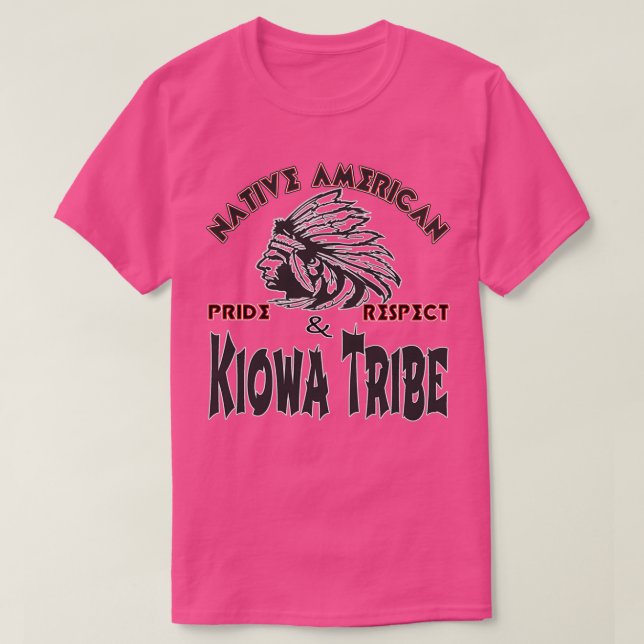 Native American Kiowa Tribe  T Shirt (Design framsida)