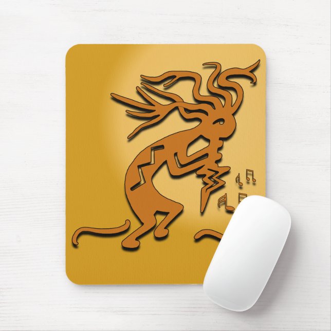 Native American Kokopelli Musical Merrymaker Musmatta (Med mus)