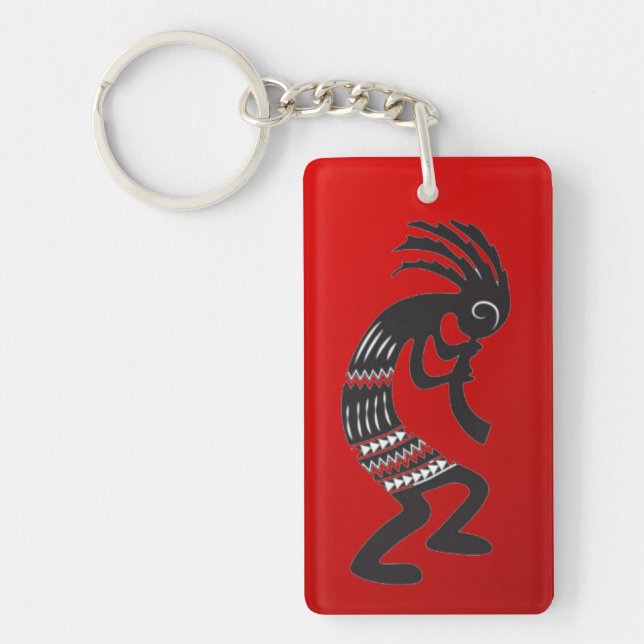 Native American Kokopelli Symbol Keychain (Framsidan)