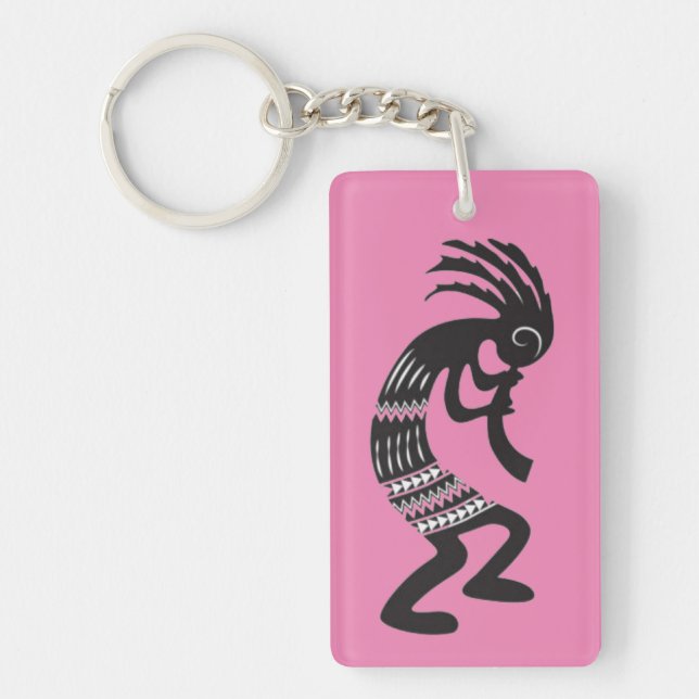Native American Kokopelli Symbol Keychain (Framsidan)