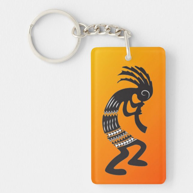 Native American Kokopelli Symbol Keychain (Framsidan)