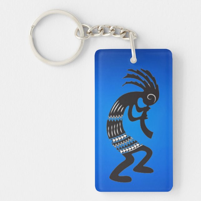 Native American Kokopelli Symbol Keychain (Framsidan)