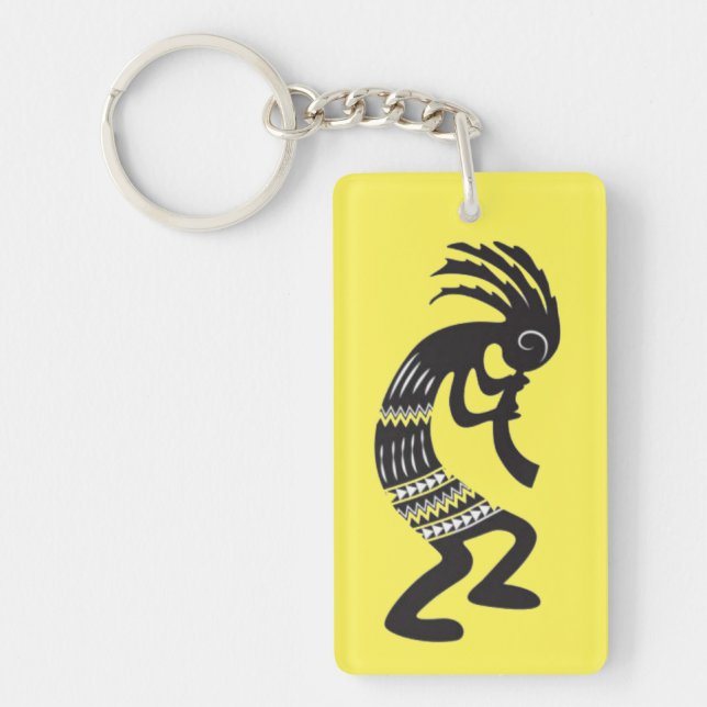 Native American Kokopelli Symbol Keychain (Framsidan)