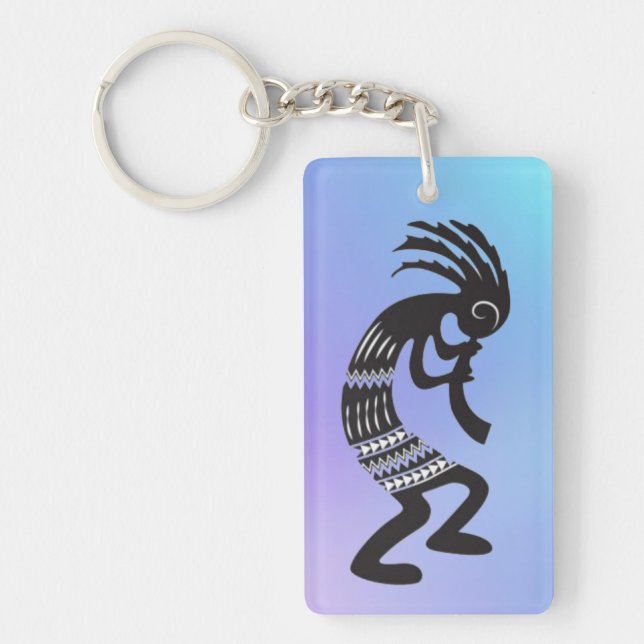 Native American Kokopelli Symbol Keychain (Framsidan)