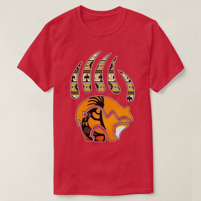 Native American kokopelli T Shirt (Design framsida)