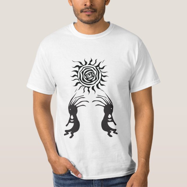 Native American Kokopelli T-Shirt (Framsida)
