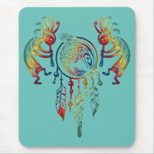 Native American Kokopelli Whale Dreamcatcher 1 Musmatta