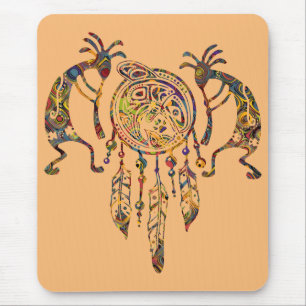 Native American Kokopelli Whale Dreamcatcher 2 Musmatta