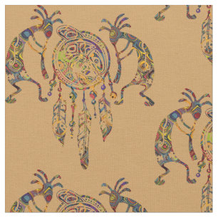 Native American Kokopelli Whale Dreamcatcher 2 Tyg